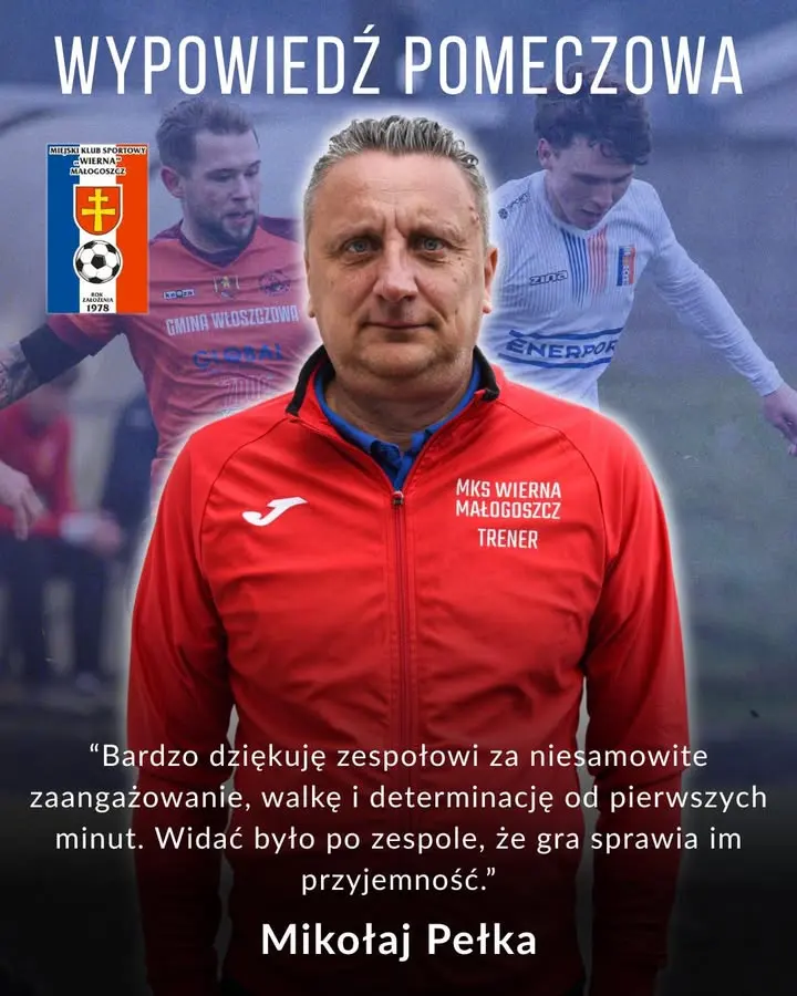 Wypowiedź trenera Mikołaja Pełki po sobotnim spotkaniu z Hetmanem Włoszczowa🗣️⬇️ "Zespół