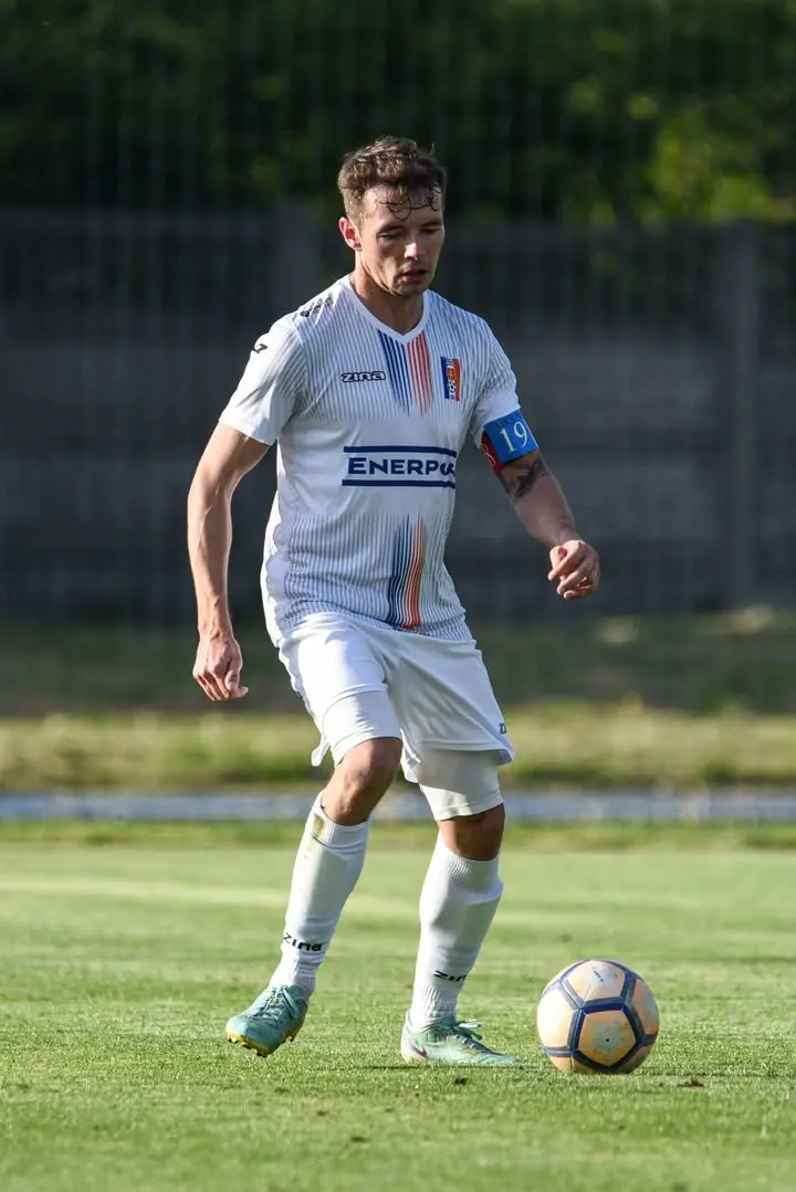 Marcin Wroński, który pod nieobecność Michała Smolarczyka pełnił obowiązki kapitana