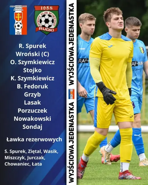 Wyjściowa jedenastka na ostatnie spotkanie sezonu