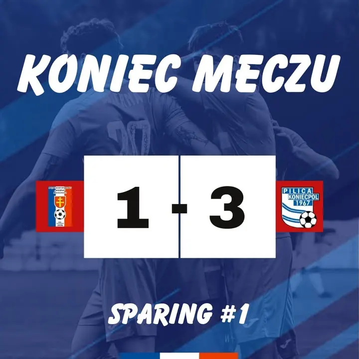 Pierwszy sparing z Pilicą Koniecpol kończymy porażką