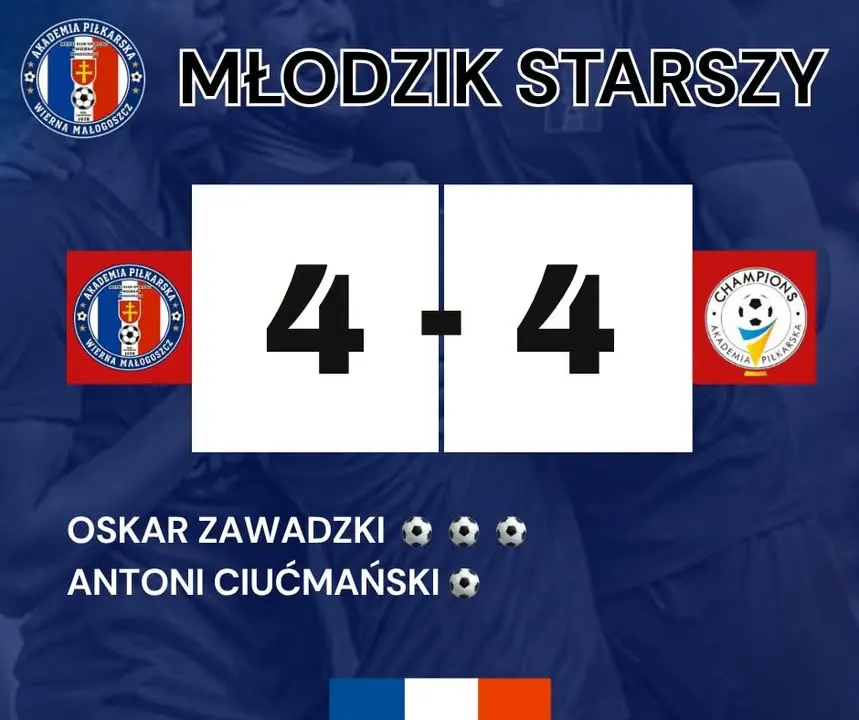️🔴 Pierwszy ligowy mecz drużyny AP MKS Wierna Małogoszcz, w kategorii 📌Młodzik Starszy