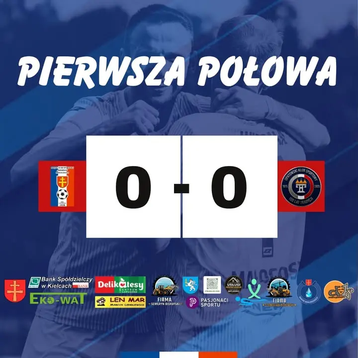 ️ Do przerwy remisujemy z OKS-em Opatów 0:0